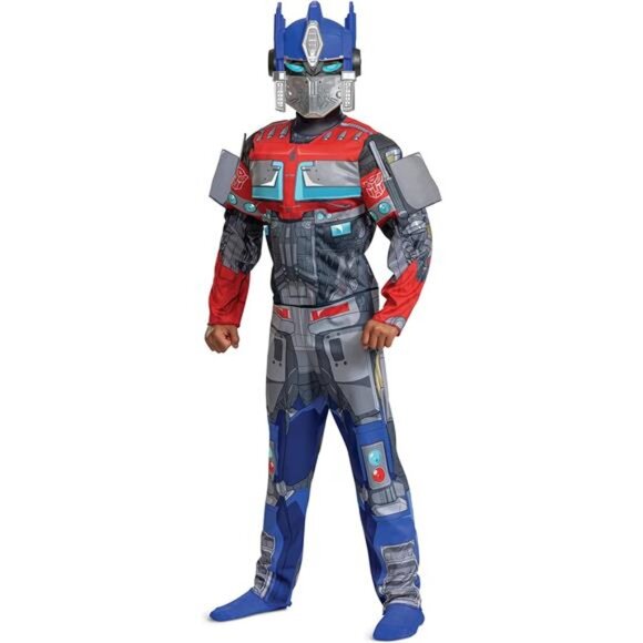 Disguise Transformers Rise of the Beasts Boy's Optimus‎ Prime Costume Halloween - Picture 1 of 6